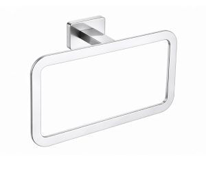 מתלה טבעת למגבת מסדרת AMPOLI ניקל מבריק