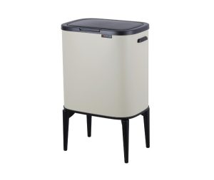 פח אשפה למטבח 33 ליטר צבע אבן