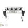 ⁦מתקן לייבוש כלים מתקפל, גדול - שחור Brabantia⁩ – תמונה ⁦5⁩