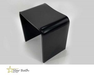 ספסל ABS מקומר שחור