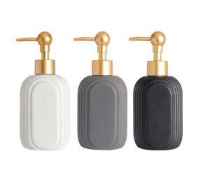 דיספנסר לסבון נוזלי דגם פסים שטווח ב-3 צבעים סטארבאט