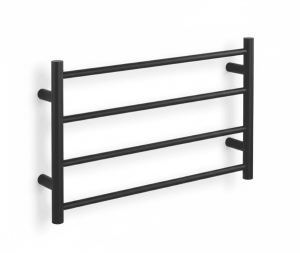 מחמם מגבות חשמלי 4 שלבים מעוגל בגוון שחור