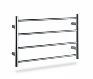 מחמם מגבות חשמלי 4 שלבים מעוגל בגוון מוברש