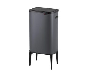 פח אשפה למטבח 53 ליטר אפור כהה