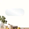 ⁦מראה קפסולה מסגרת דקה בגוון לבן⁩ – תמונה ⁦2⁩