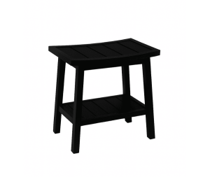 ספסל אמבטיה במבוק שחור