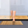 ⁦משטח במבוק לחדר אמבטיה 50X80⁩ – תמונה ⁦2⁩