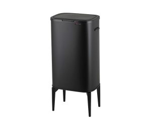 פח על רגליים 53 ליטר מרובע גוון שחור