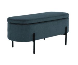 ספסל אחסון קורדרוי כחול