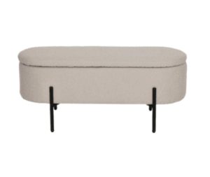 ספסל בוקלה נפתח עם רגלים מוקה