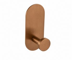 קולב למגבת בהדבקה בגוון רוז גולד