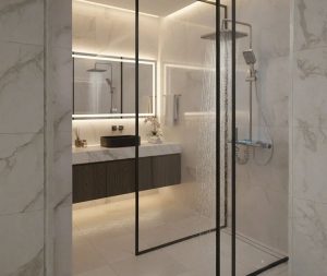 סוללה לאמבטיה בגוון אפור גרפיט