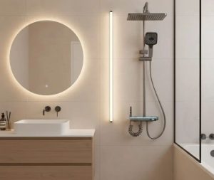 סוללה לאמבטיה אפור גרפיט