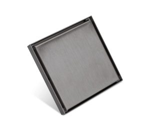 תעלה נסתרת לניקוז גודל ענק 20 ס"מ אפור גרפיט חוסם ריחות וחרקים