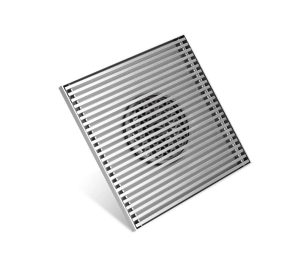 ניקוז פסים גודל ענק 20 ס"מ ניקל מוברש חוסם ריחות וחרקים