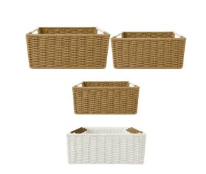 סט סלסלאות ארגונית 3 יחידות 2 צבעים לבחירה