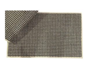 שטיח למטבח בגוון בז שחור 80 50X ס"מ