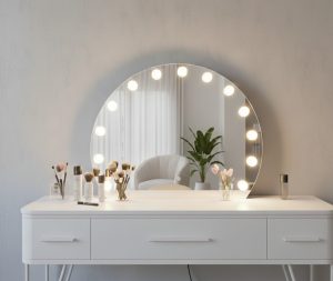 מראה עם תאורה 2 גדלים לבחירה