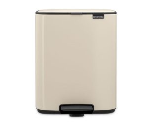 פח פדל לאמבטיה ריבוע 12 ליטר בז' Brabantia