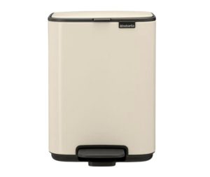 פח פדל לאמבטיה ריבוע 4 ליטר בז'  Brabantia