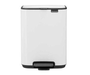 פח פדל לאמבטיה ריבוע 4 ליטר לבן Brabantia