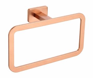 מתלה טבעת למגבת מסדרת AMPOLI רוז גולד