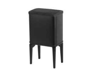 פח אשפה לאמבטיה 5 ליטר עם רגליים שחור