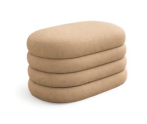 הדום אחסון אליפסה קטן גוון מוקה