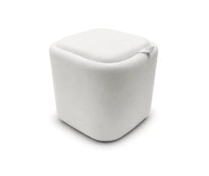 הדום אחסון בוקלה קטן גוון לבן