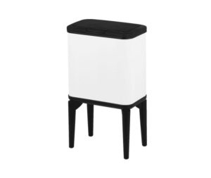 פח אשפה לאמבטיה 5 ליטר עם רגליים לבן