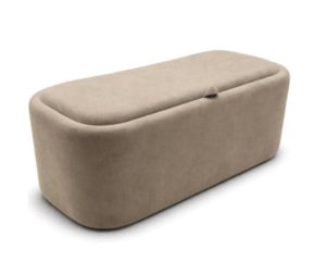 הדום אחסון בוקלה גדול גוון מוקה