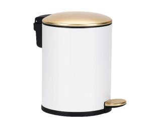 פח 3 ליטר לבן עם זהב