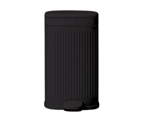 פח רטרו מלבני צר 7 ליטר גוון שחור