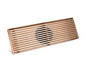 תעלת ניקוז מלבנית 10X30 רוז גולד