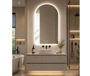 מראה קשת 47X80 עם תאורה ללא חיבור Bluetooth